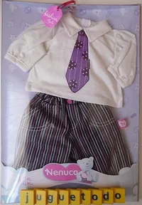 Conjunto camisa y pantalón a rayas