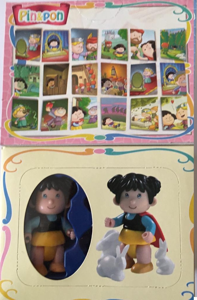 Blancanieves y conejitos ( Famosa 1655E ) imagen a