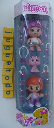 Tubos Amigas Pin y Pon y gatito Modelo 4