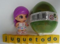 Pin y Pon Huevo Verde Pelo Rosa