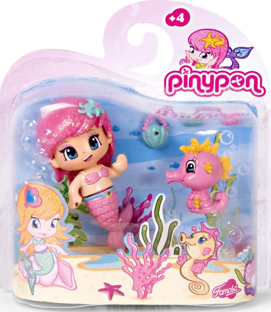 pinypon pelo rosa