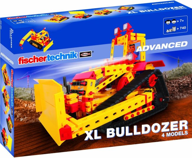 Bulldozer XL 4 modelos ( FischerTecnik 505280 ) imagen b