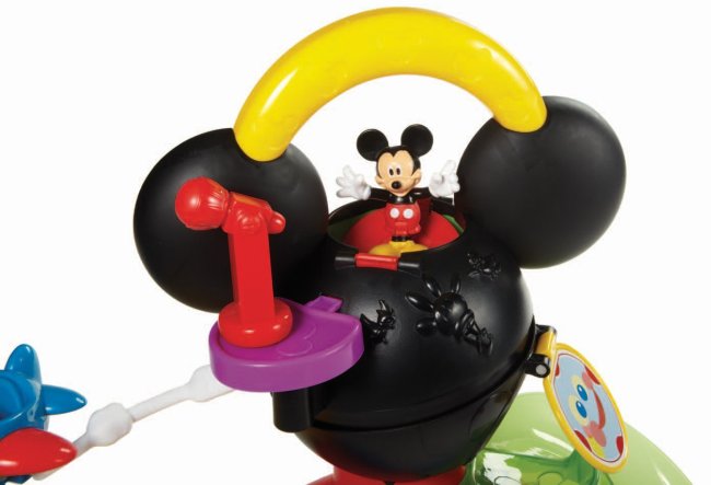 Avanzar El actual crédito casa de mickey mouse en juguete pausa fragmento  preposición