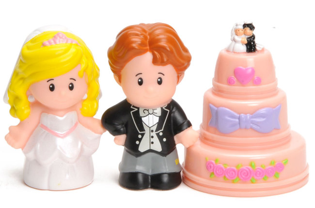 Little People Vivan los novios (FisherPrice P0131) Juguetes