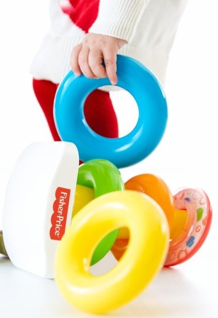 Grandes Clásicos Pirámide Balanceante Activity ( FisherPrice 71050 ) imagen c