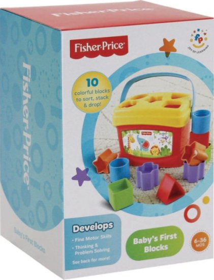Cubo transportable con bloques infantiles ( FisherPrice K7167 ) imagen c