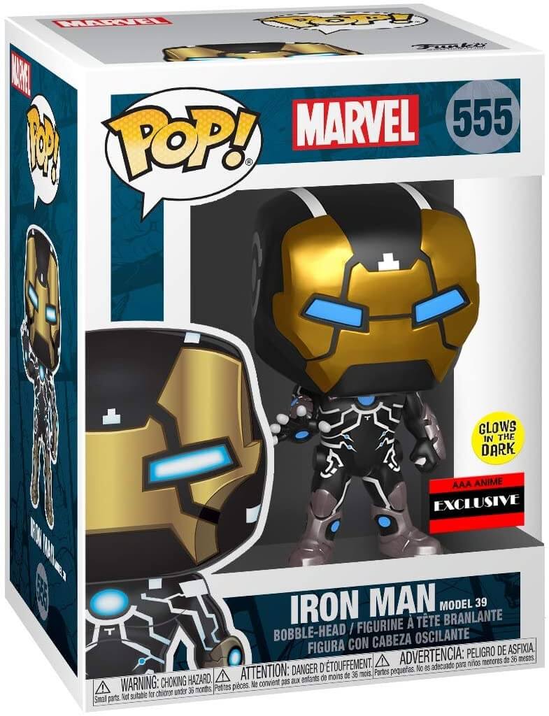 Iron Man modelo 39 Brilla en la Oscuridad 555 ( Funko 43965 ) imagen c