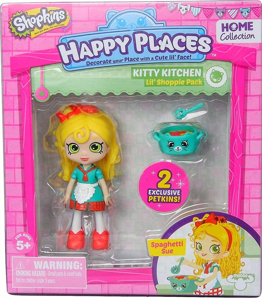 Lil Shoppie Pack Kitty Kitchen Spaghetti Sue ( Giochi Preziosi 56323 ) imagen c