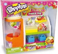 Shopkins Tienda de frutas y verduras con 2 shopkins