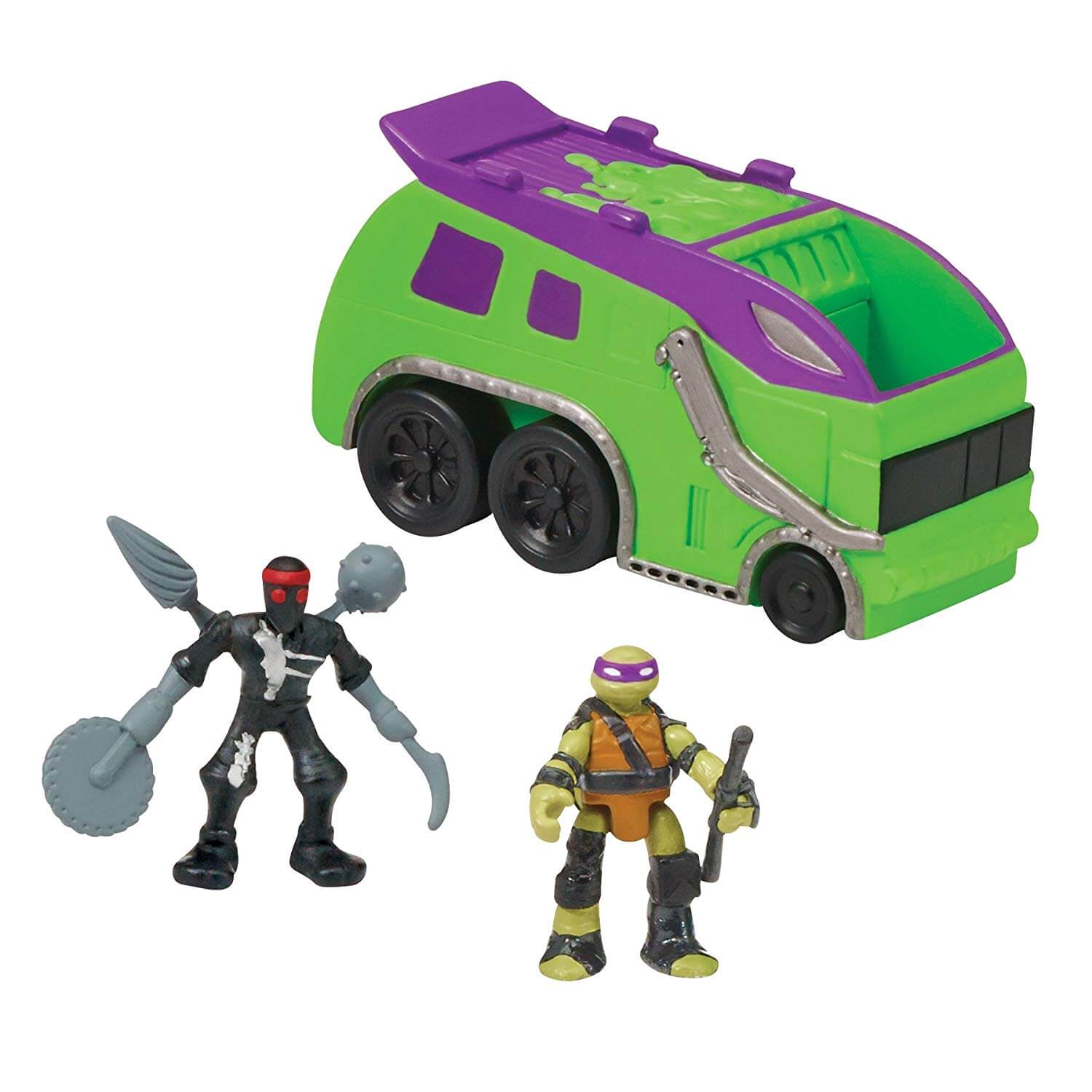 Trash Truck Donnie y Robotic Foot Soldier ( Giochi Preziosi 87603 ) imagen a