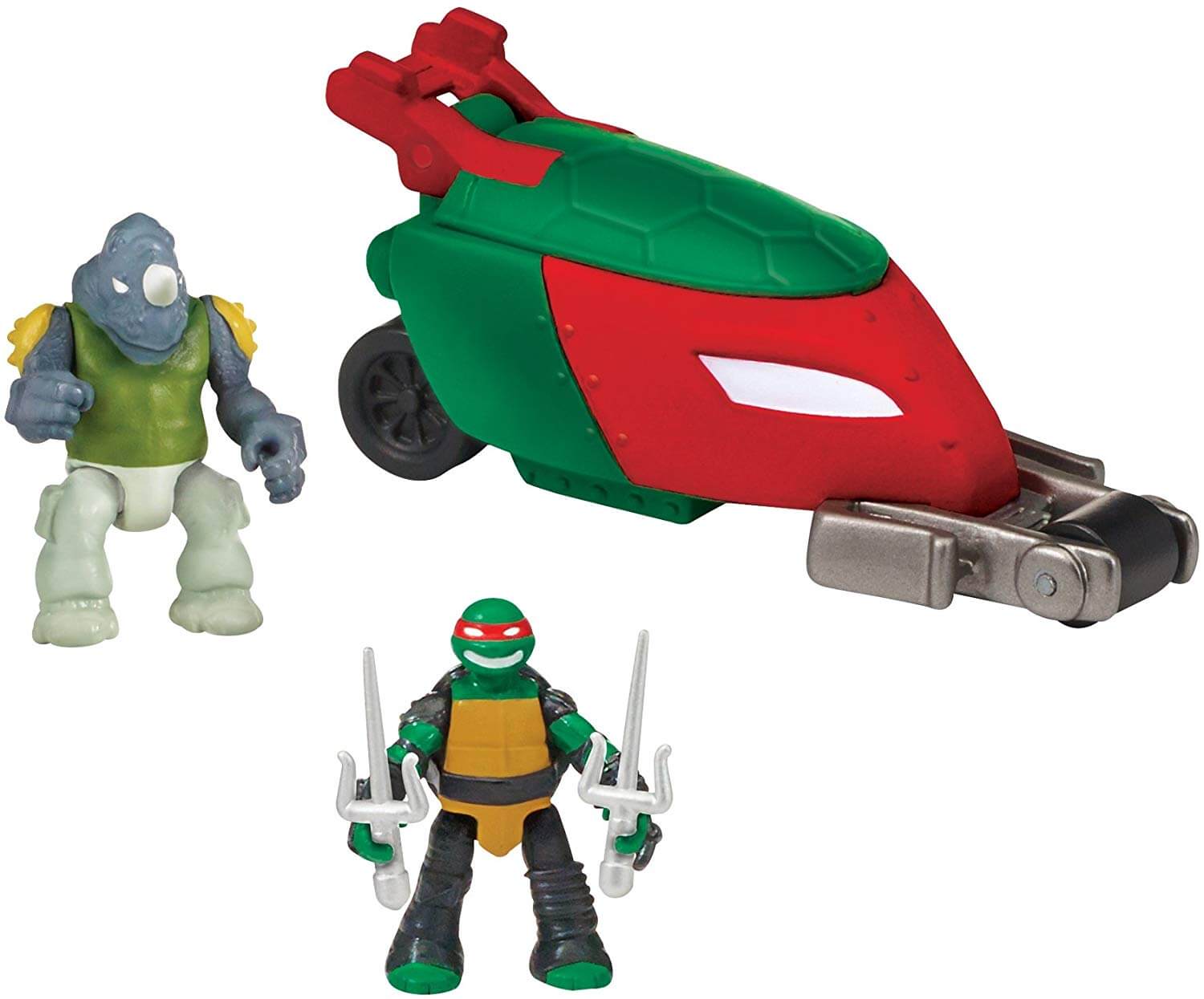 Stealth Bike Raph y Rocksteady ( Giochi Preziosi 87604 ) imagen a