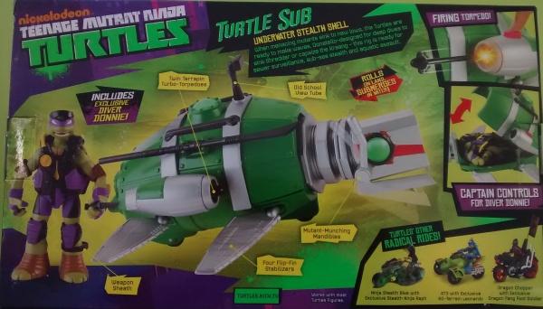 SUBMARINO Y FIGURA DONATELLO ( Giochi Preziosi 94007 ) imagen d