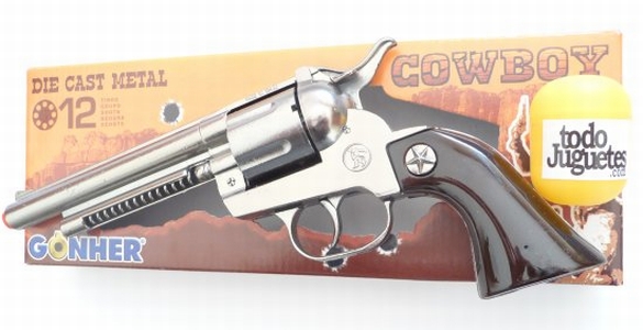 Revólver Cowboy de 12 tiros ( Gonher 121 ) imagen a