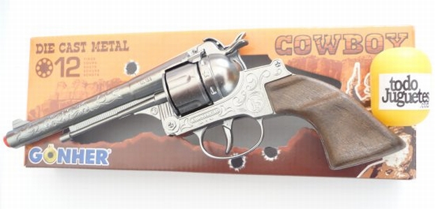 Revólver Pecos de 12 tiros ( Gonher 122 ) imagen a