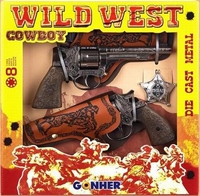 Estuche 2 revólveres Wild West 8 tiros