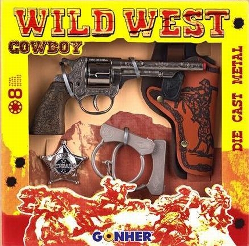 Estuche revólver 8 tiros Wild West