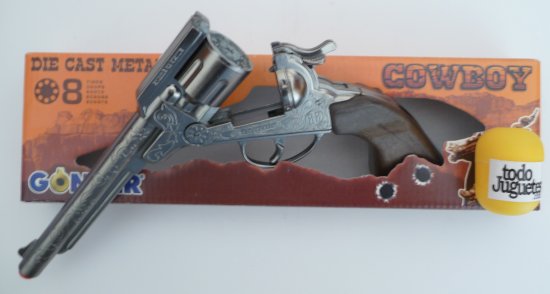 Revólver Cowboy Largo de 8 tiros ( Gonher 88 ) imagen b