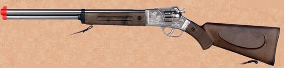 Rifle 75 cm 12 tiros negro