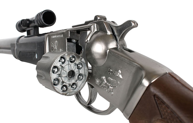 Rifle con mirilla de 68 cm 8 tiros ( Gonher 104 ) imagen b