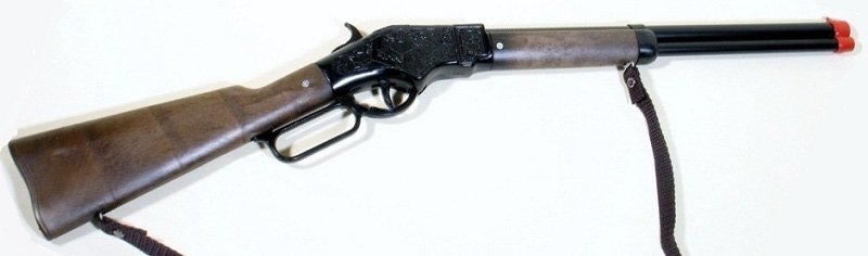 Rifle 70cm 8 tiros negro ( Gonher 99B ) imagen a