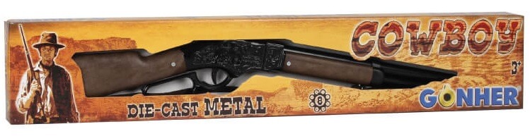 Rifle 70cm 8 tiros negro ( Gonher 99B ) imagen d