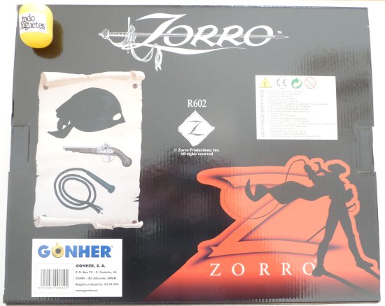 Set Licencia El Zorro ( Gonher 602 ) imagen b