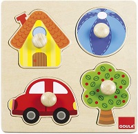 Puzzle Color 4 piezas madera