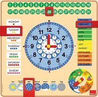 Reloj y Calendario en ingles