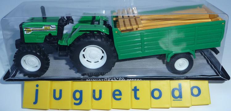 Tractor Remolque Verde