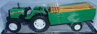 Tractor Remolque Verde