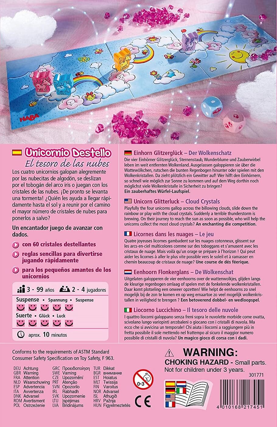 Unicornio Destello El Tesoro de las Nubes ( Haba 301771 ) imagen e