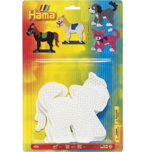 Blister 3 Placas Pegboards caballo ( Hama 4556 ) imagen b