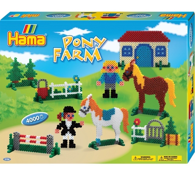 Caja regalo granja de ponis ( Hama 3136 ) imagen d