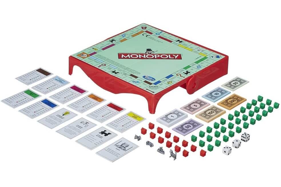 Monopoly de viaje ( Hasbro B1002 ) imagen a