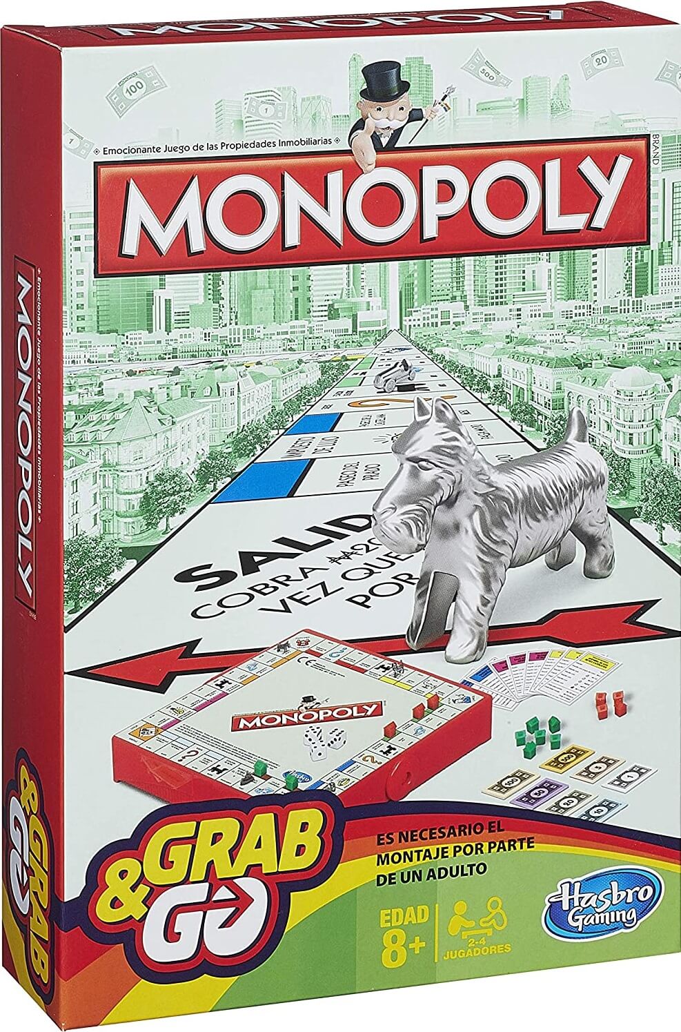 Monopoly de viaje ( Hasbro B1002 ) imagen b
