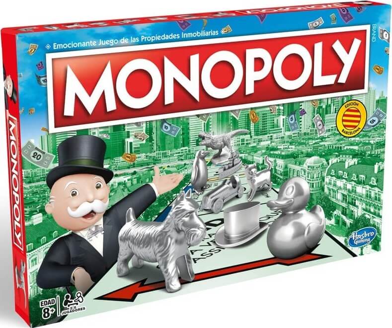 Monopoly Clasico Barcelona ( Hasbro C1009118 ) imagen a