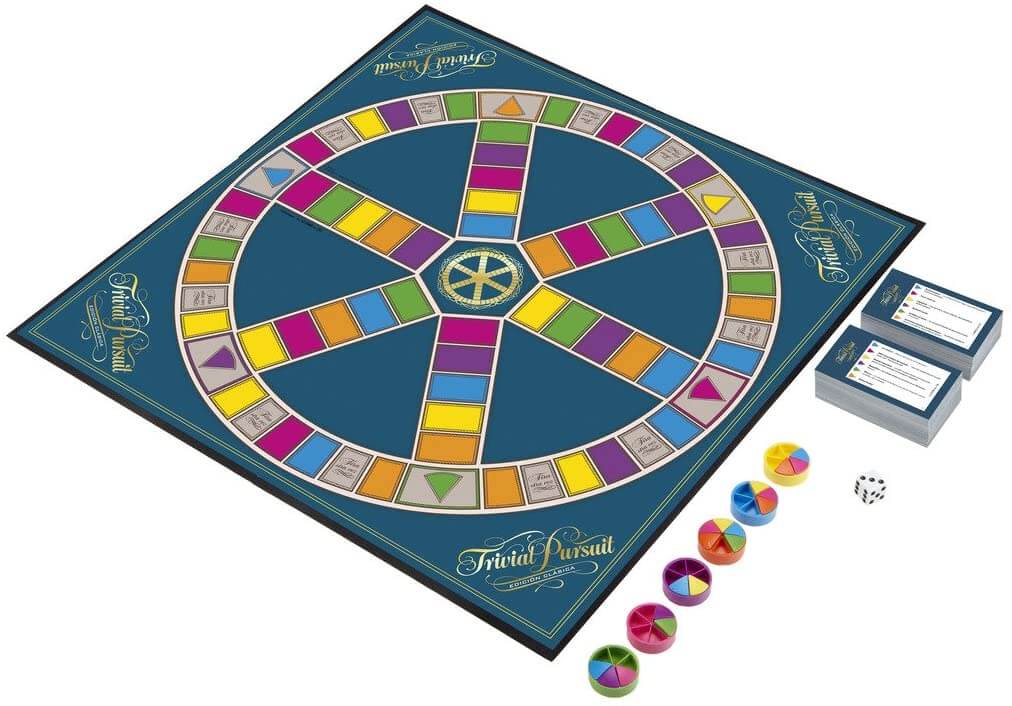 Trivial Pursuit Clasico ( Hasbro C1940 ) imagen a