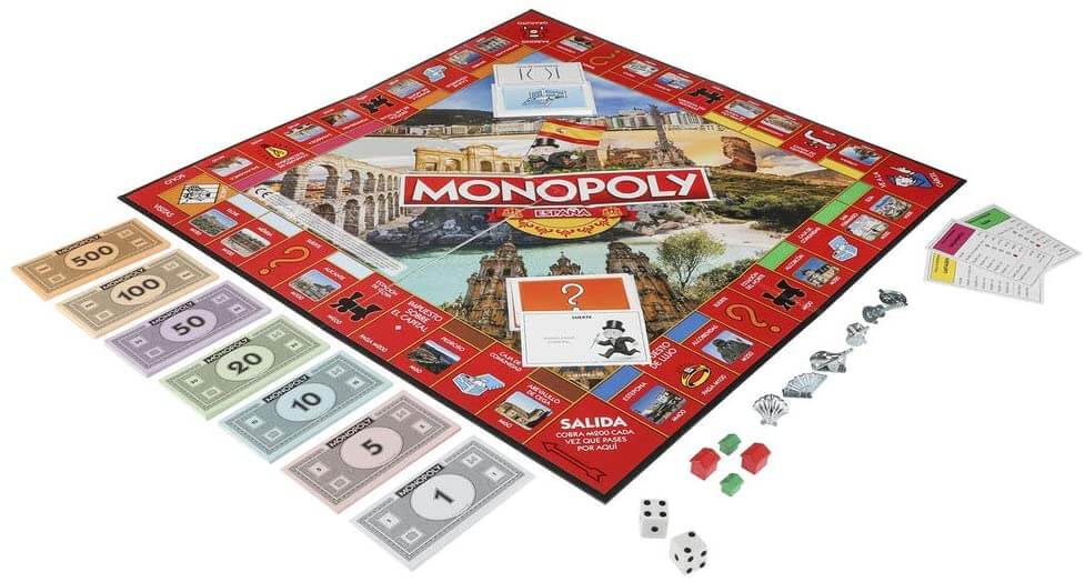 Monopoly España ( Hasbro E1654 ) imagen a