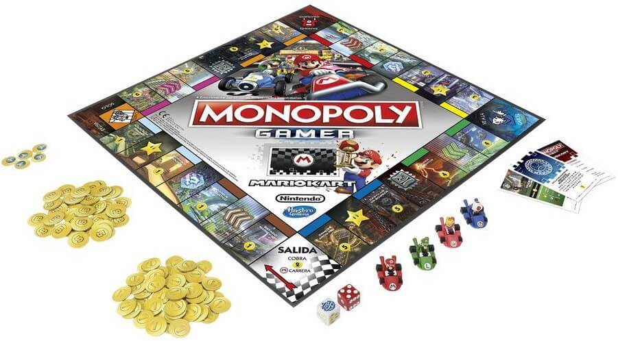 Monopoly Gamer Mario Kart ( Hasbro E1870 ) imagen a