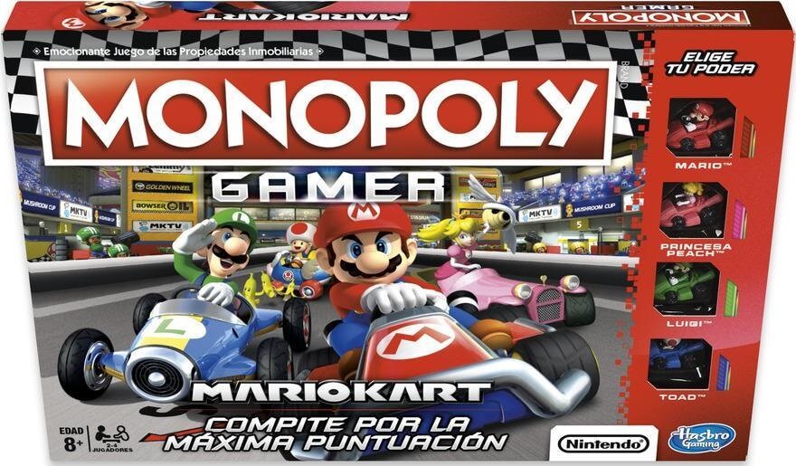 Monopoly Gamer Mario Kart ( Hasbro E1870 ) imagen c