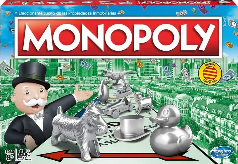 Monopoly Clasico Barcelona ( Hasbro C1009118 ) imagen c