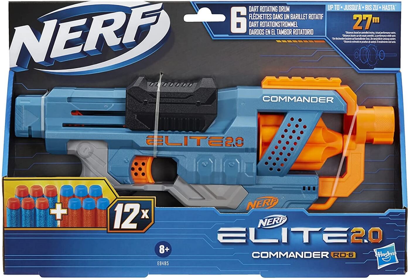 Nerf Elite 2.0 Commander RD-6 ( Hasbro E9485 ) imagen d