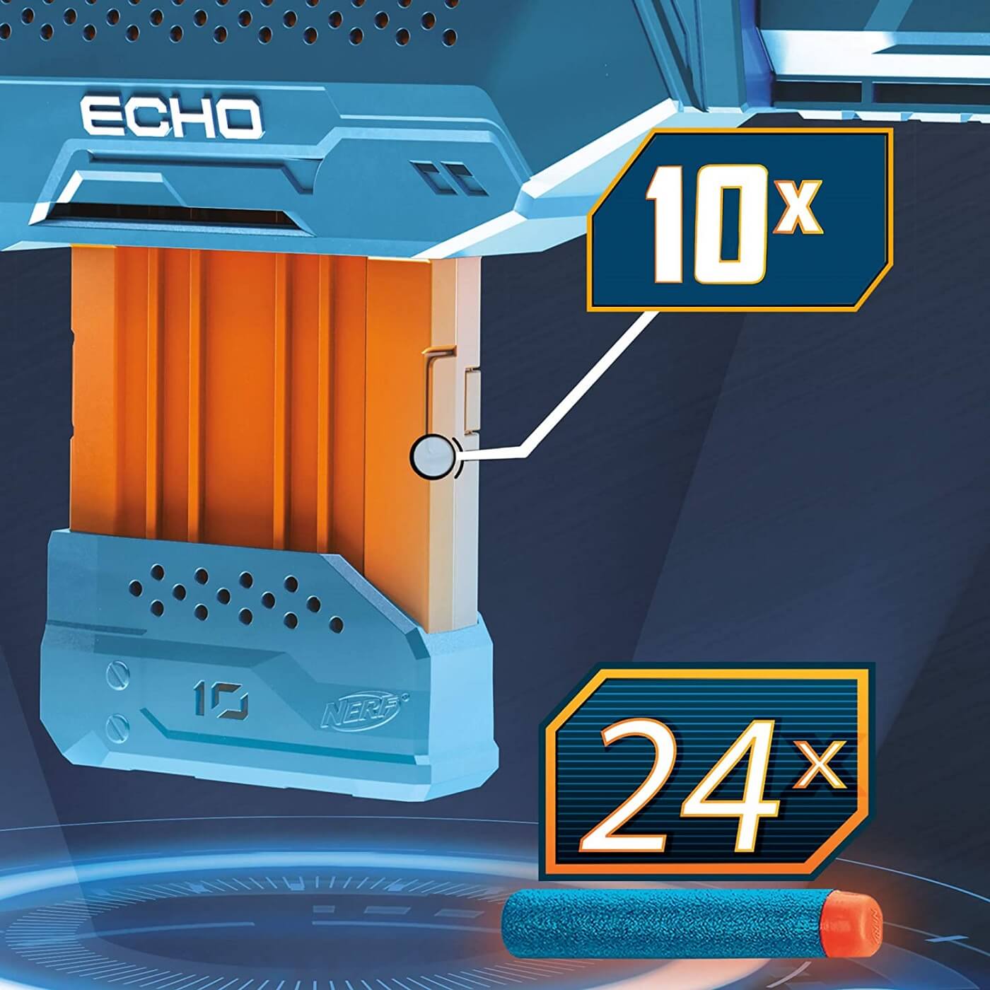 Nerf Eite 2.0 Echo CS-10 ( Hasbro E9533 ) imagen d