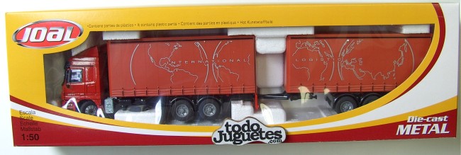 Camión con Doble Tautliner Corto ( Joal 355 ) imagen b