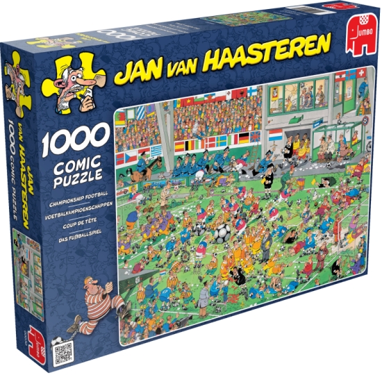 1000 Jan Van Haasteren - Campeonato de Fútbol ( Jumbo 00030 ) imagen b