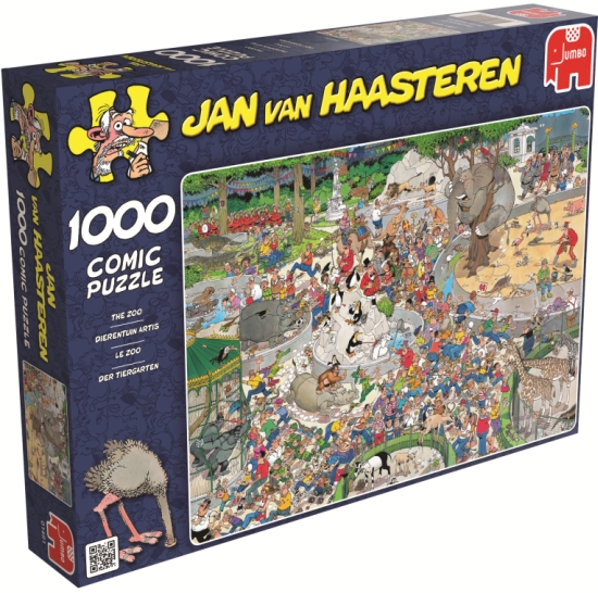 1000 Jan Van Haasteren - El zoo ( Jumbo 01491 ) imagen b