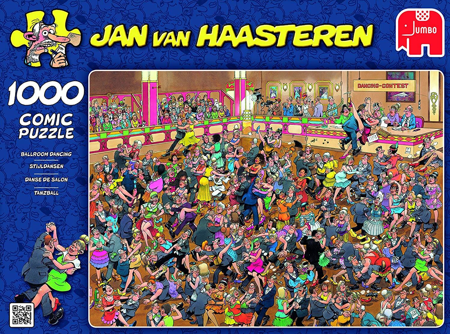 1000 Baile de salón, Jan Van Haasteren ( Jumbo 01617 ) imagen a