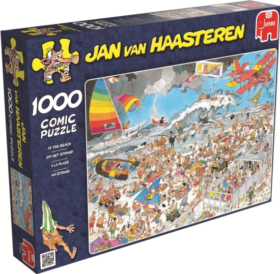1000 Jan Van Haasteren - En la playa ( Jumbo 01652 ) imagen b