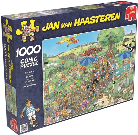 1000 Jan Van Haasteren - La Marcha ( Jumbo 13041 ) imagen b
