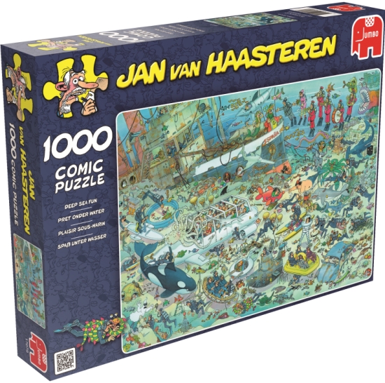 1000 Jan Van Haasteren - Diversión en el fondo del mar ( Jumbo 17079 ) imagen b